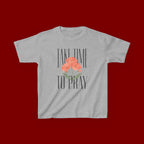 Kids Tee — "Take Time to Pray" Floral Christian Shirt