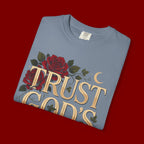 Trust God’s Plan T-Shirt — Floral Faith Graphic Tee