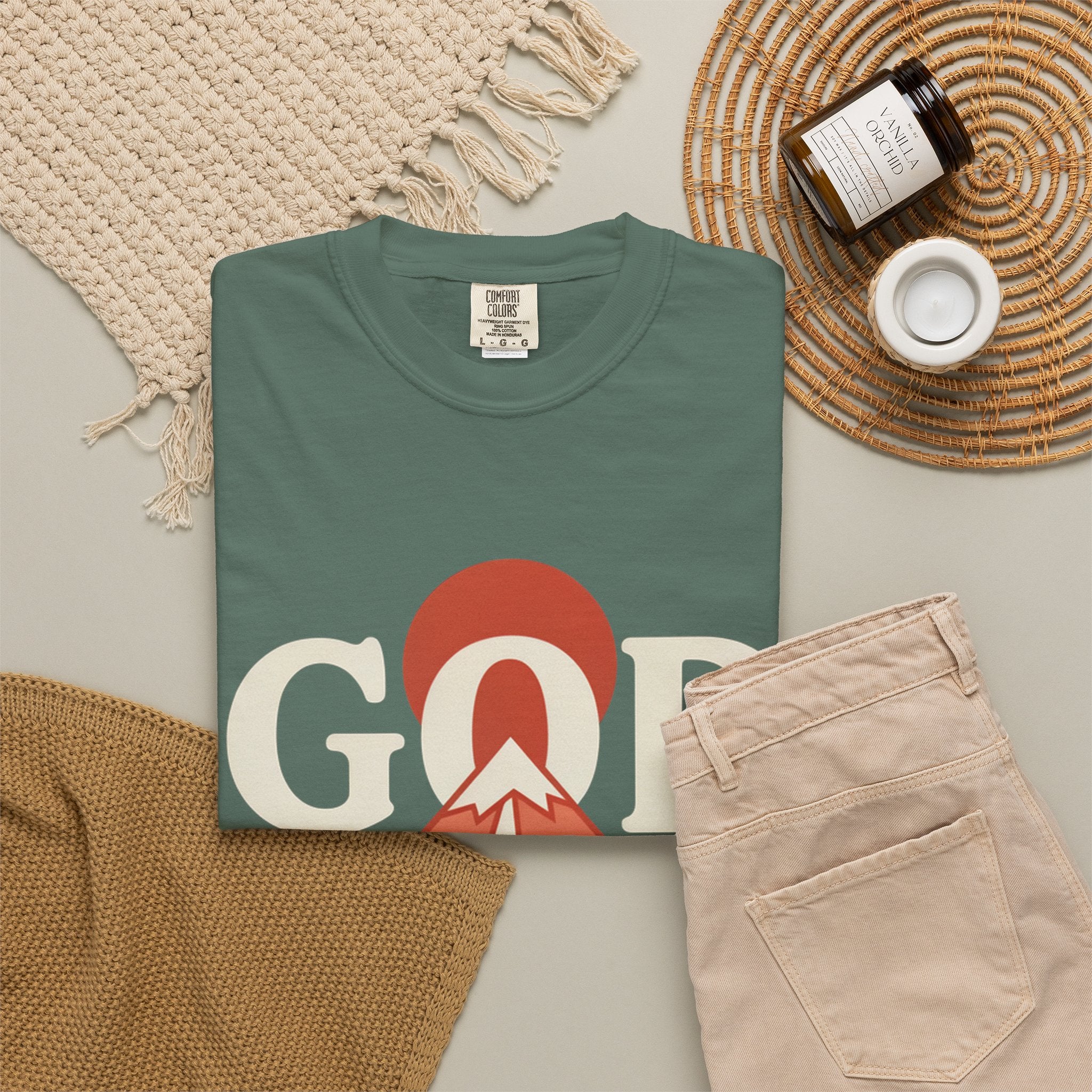 God Above All Things Mountain T-Shirt