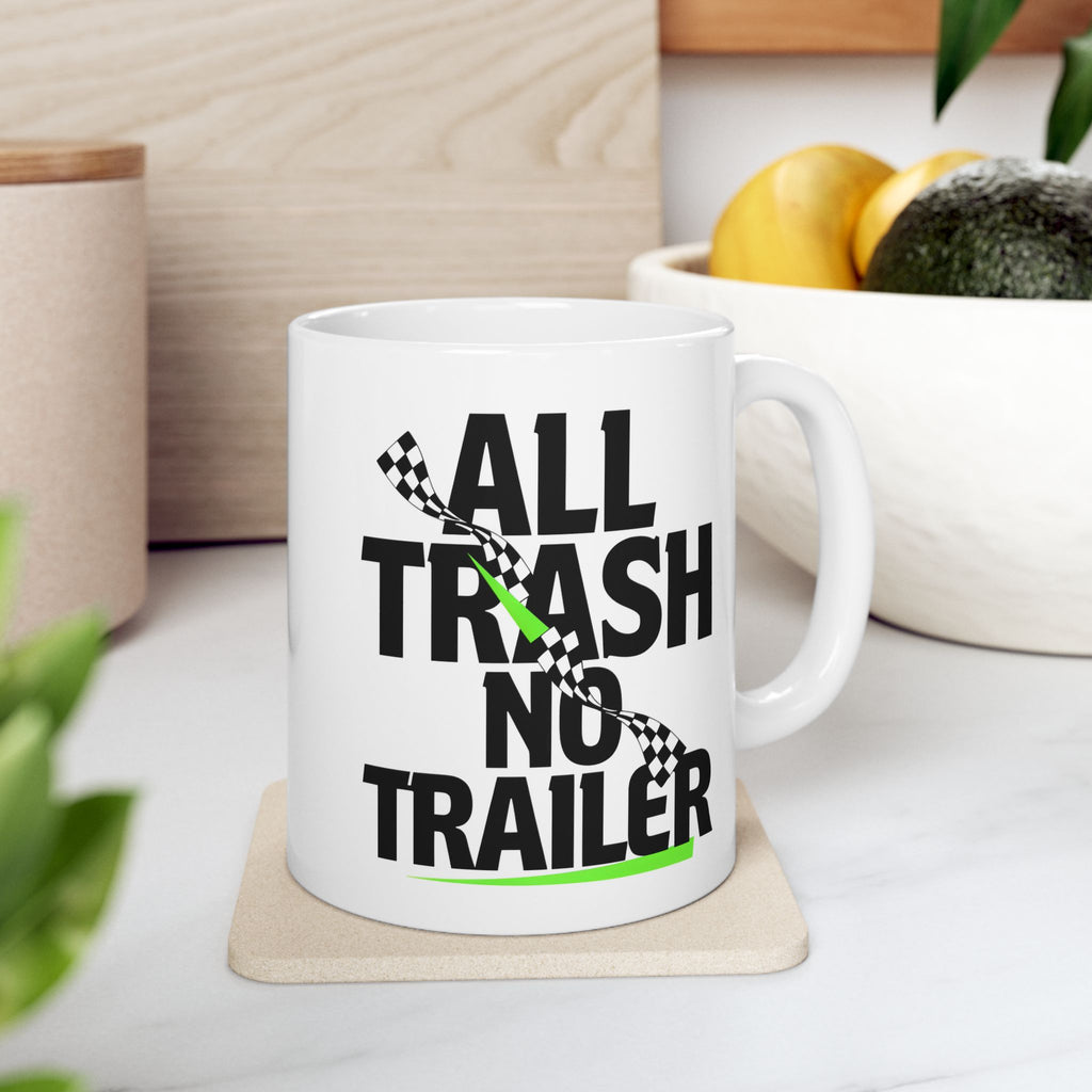 Ceramic Mug — “Tread Lightly” Racing Design Coffee Mug (11oz & 15oz)