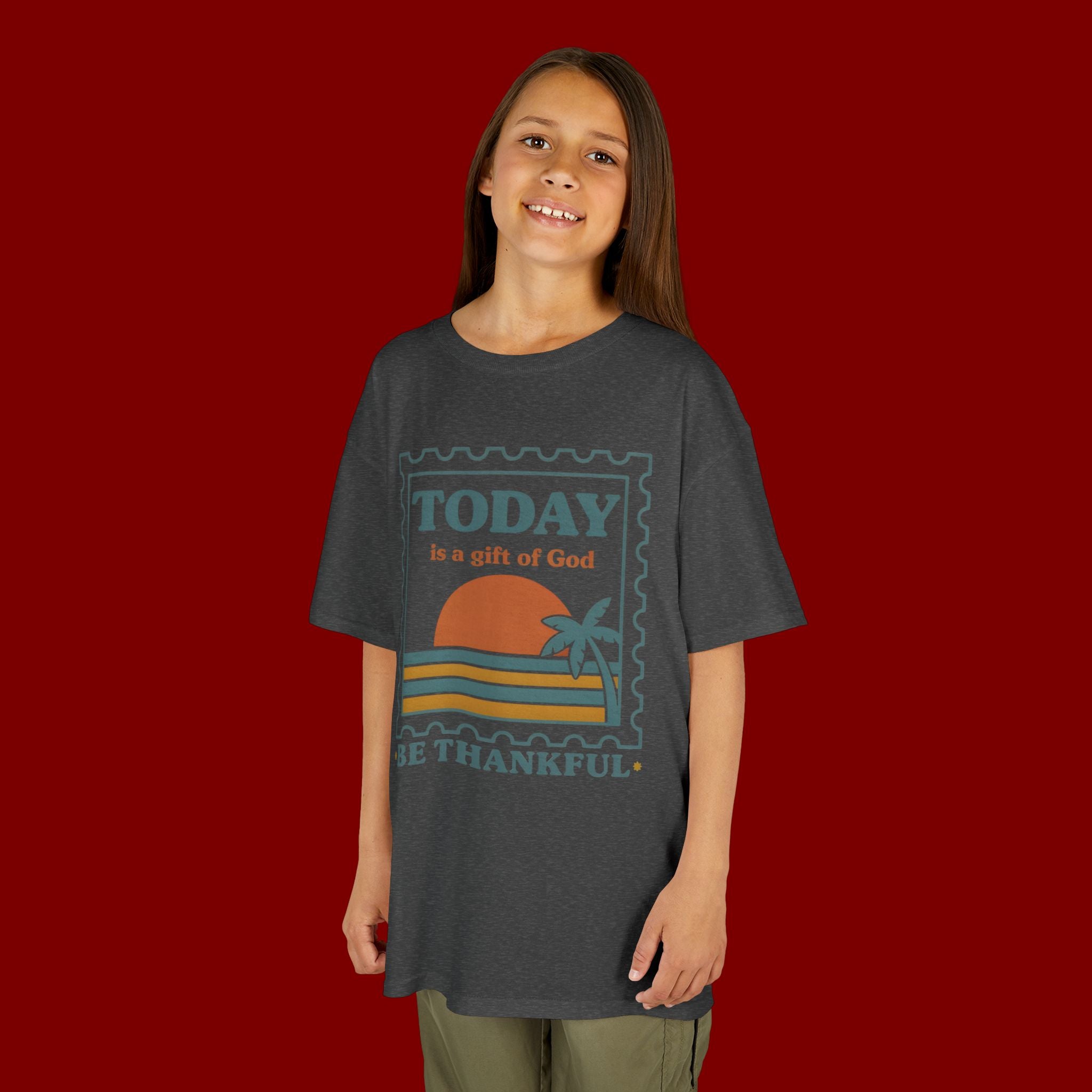 Kids 'Today Is a Gift of God - Be Thankful' Graphic Tee