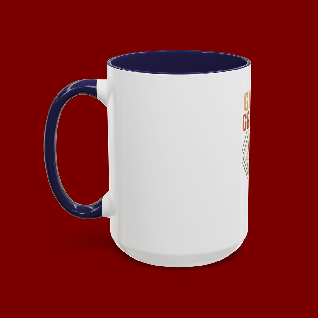 God Is Greater Mountain Coffee Mug — Inspirational Christian Accent Mug