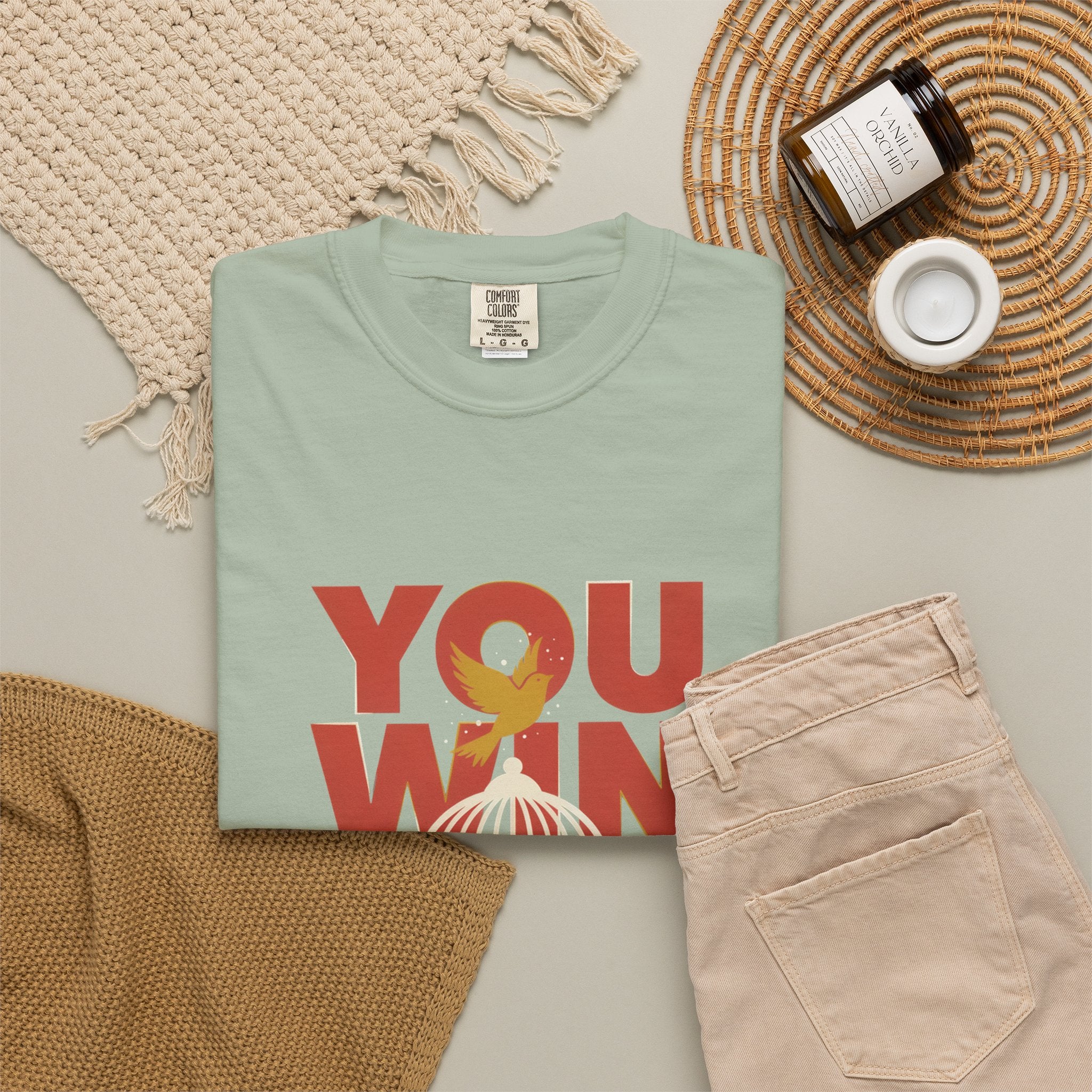 T-Shirt — "You Win When You Pray" Inspirational Faith Graphic Tee