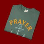 Prayer Anchor T-Shirt — "Prayer: The Most Powerful Weapon of a Believer" Christian Faith Tee