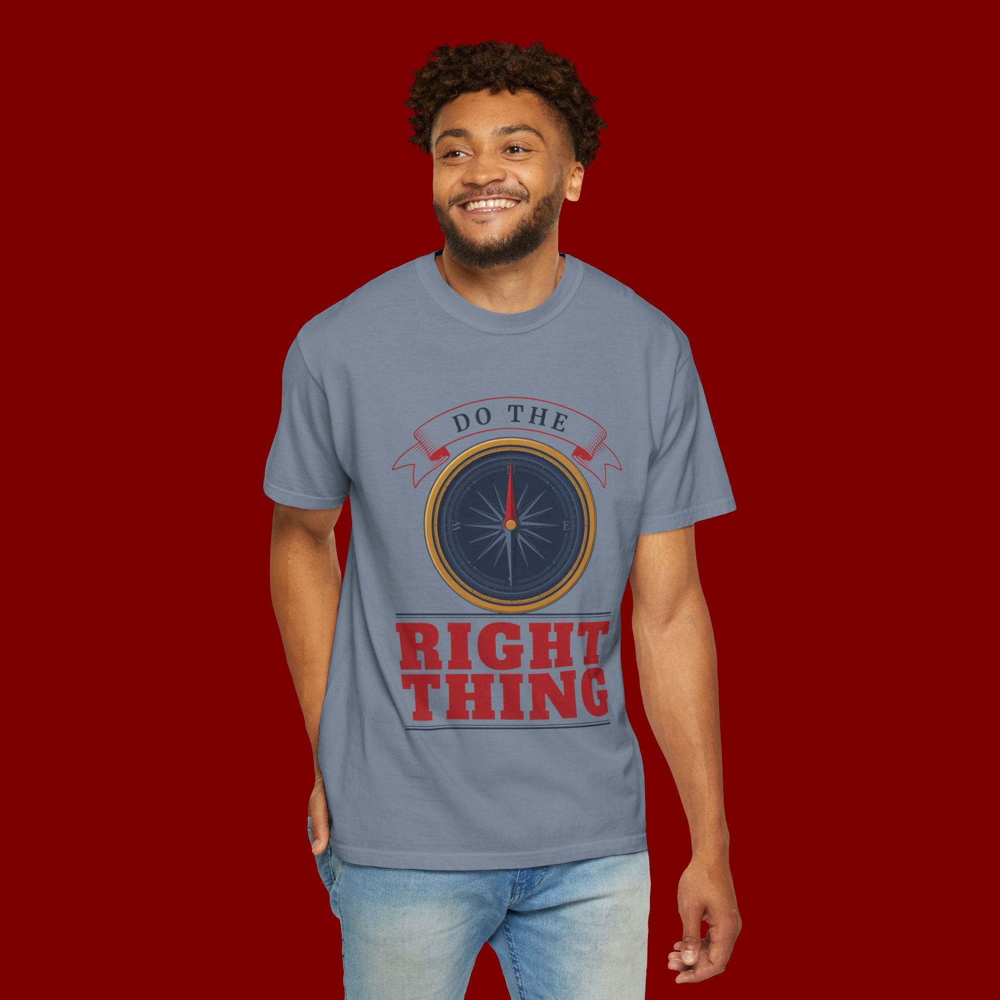 Do The Right Thing Compass T-Shirt — Motivational Graphic Tee