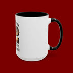 God-Themed Accent Coffee Mug – "My Help Is Only From God, The Creator of Heavens & Earth"