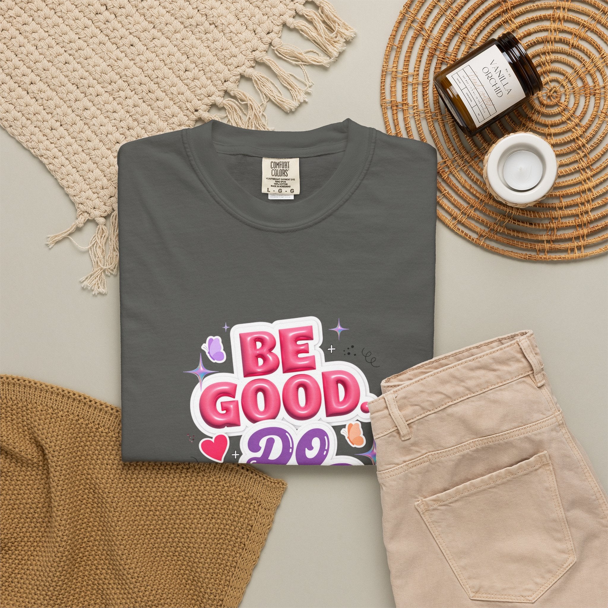 Be Good Do Good Feel Good T-Shirt — Positive Message Graphic Tee