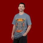 T-Shirt — Retro Sunset Floral Graphic “Play On It, Pray Over It, Pray Through It”