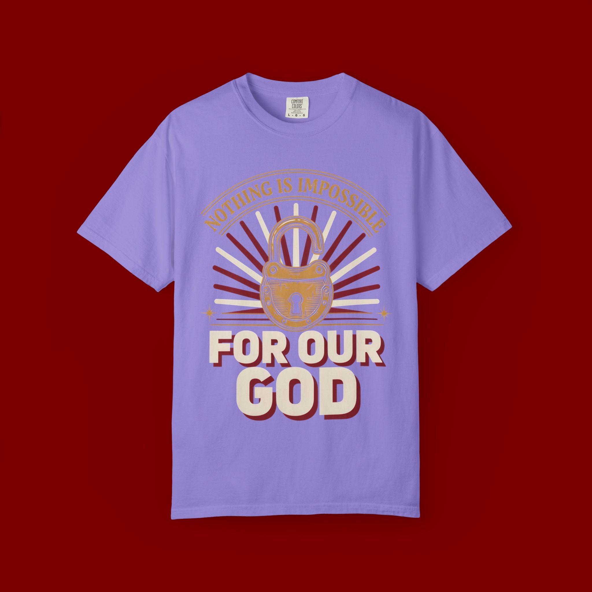 Nothing Is Impossible For Our God T-Shirt — Christian Faith Graphic Tee
