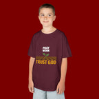 Kids Tee — "Trust God" Sprout Graphic