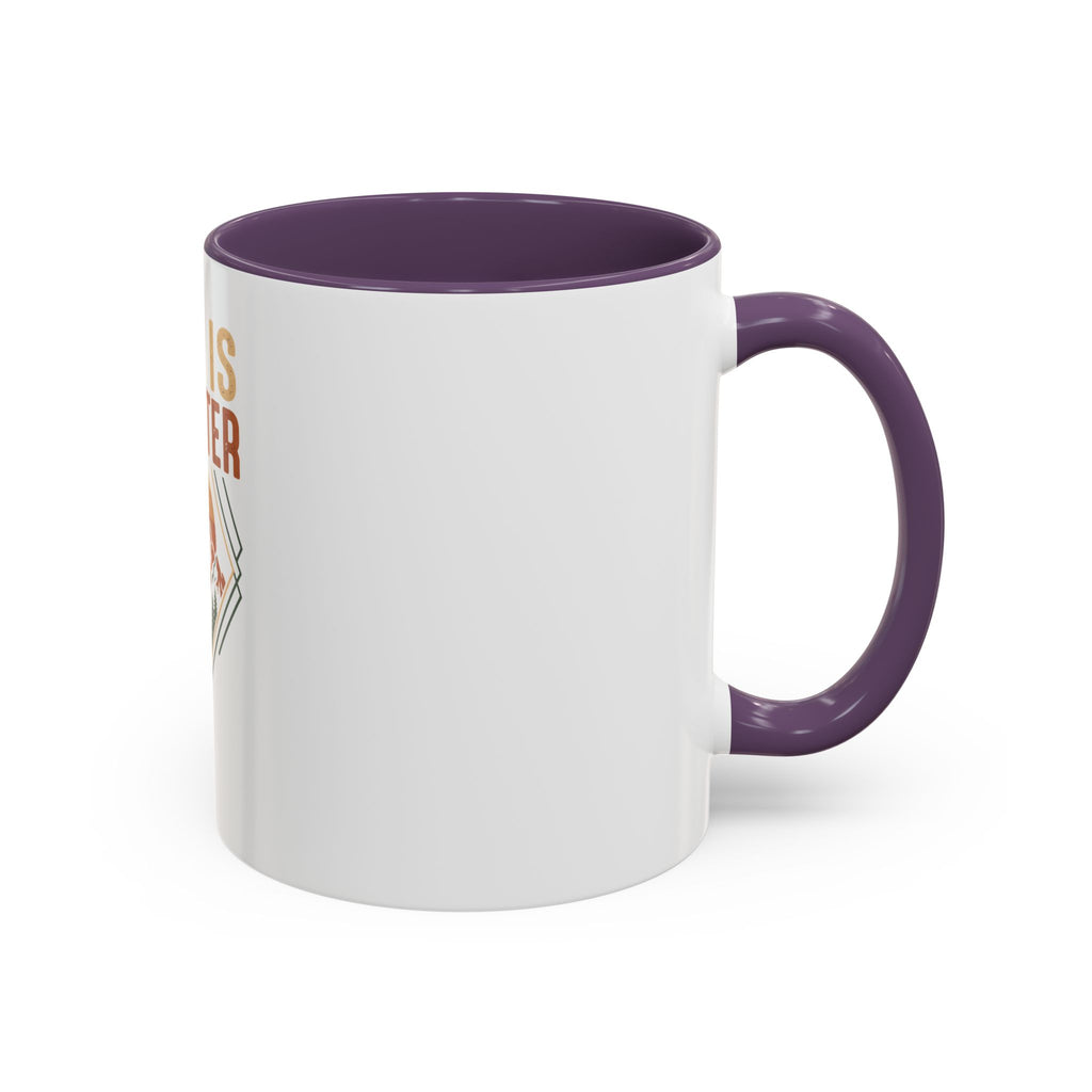 God Is Greater Mountain Coffee Mug — Inspirational Christian Accent Mug