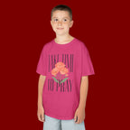 Kids Tee — "Take Time to Pray" Floral Christian Shirt