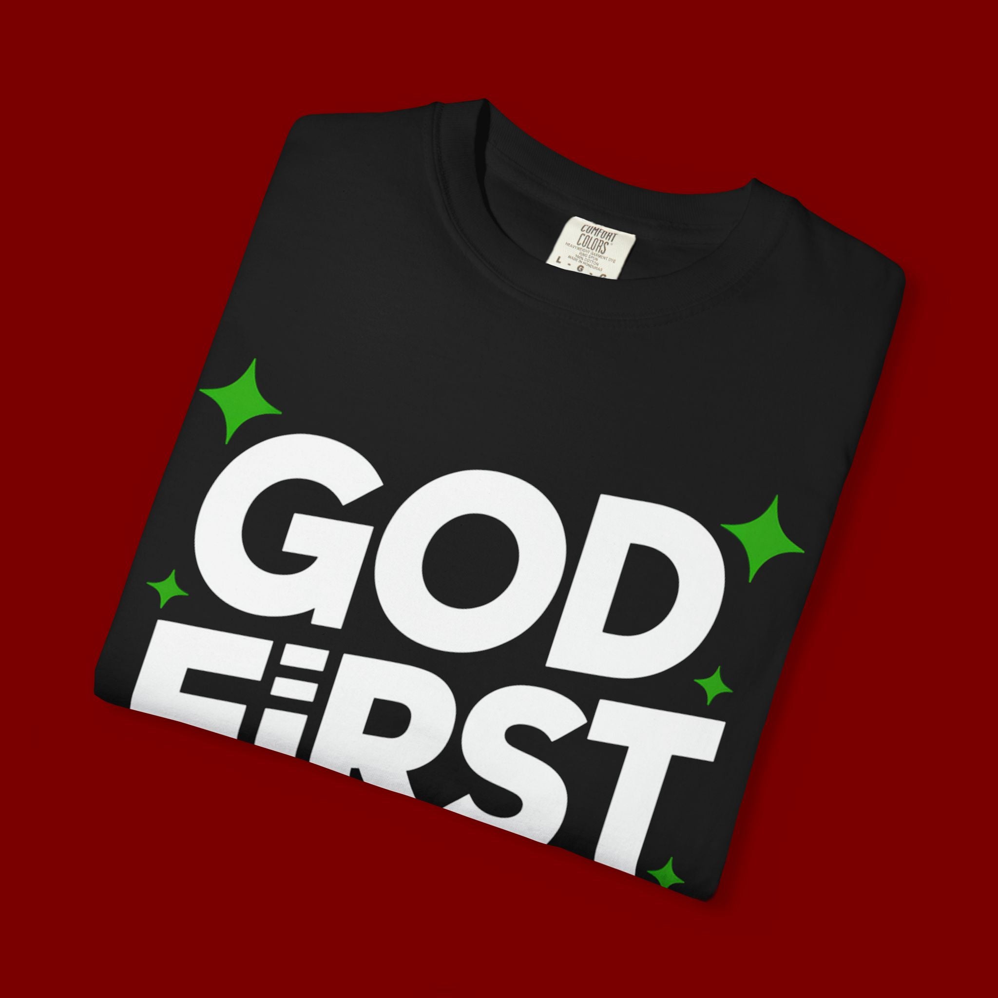 God First Bro T-Shirt — Faith Graphic Tee for Guys