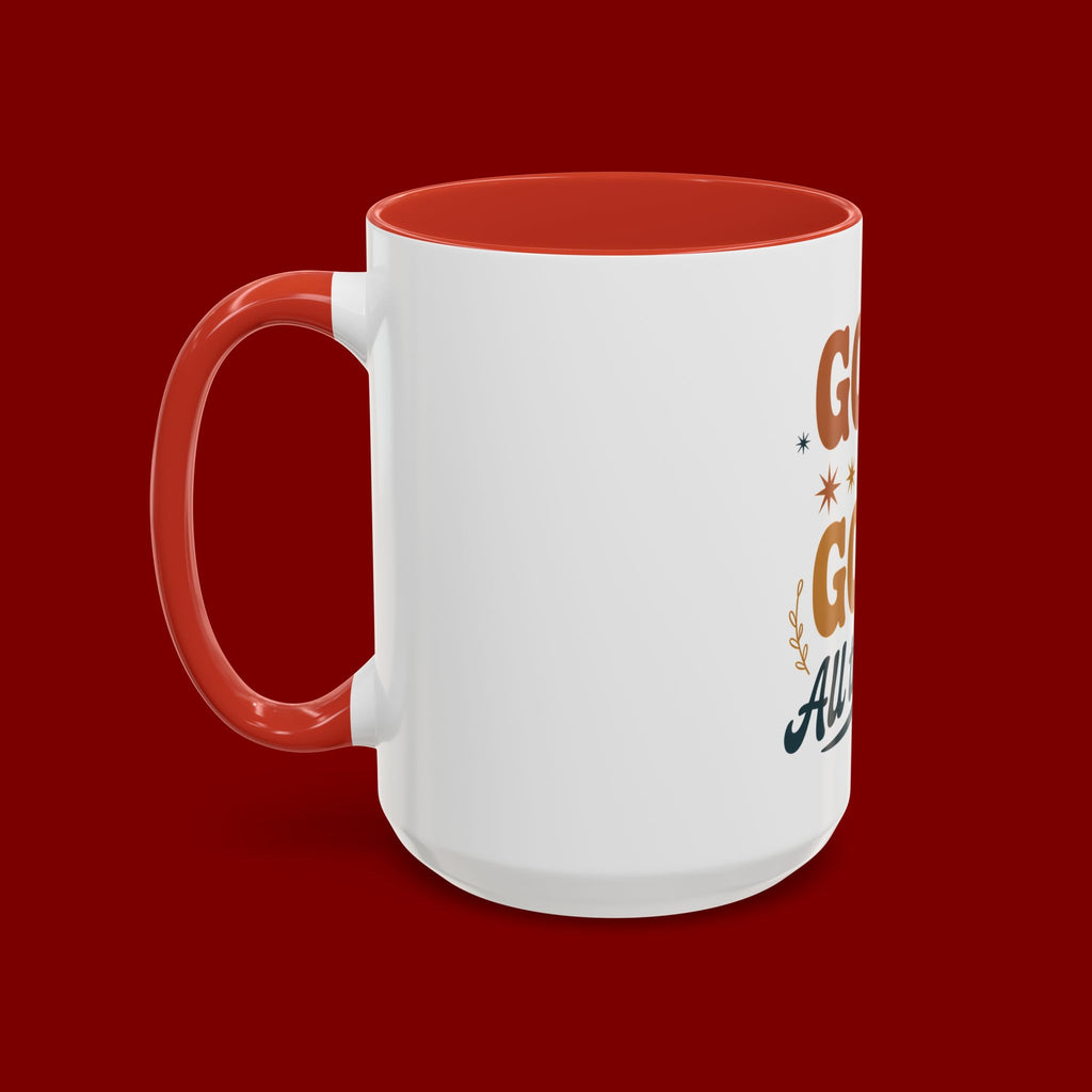 Praise the Lord Coffee Mug – Retro Christian Faith Accent Mug (11/15oz)