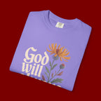 God Will Always Make a Way T-Shirt — Inspirational Floral Christian Tee