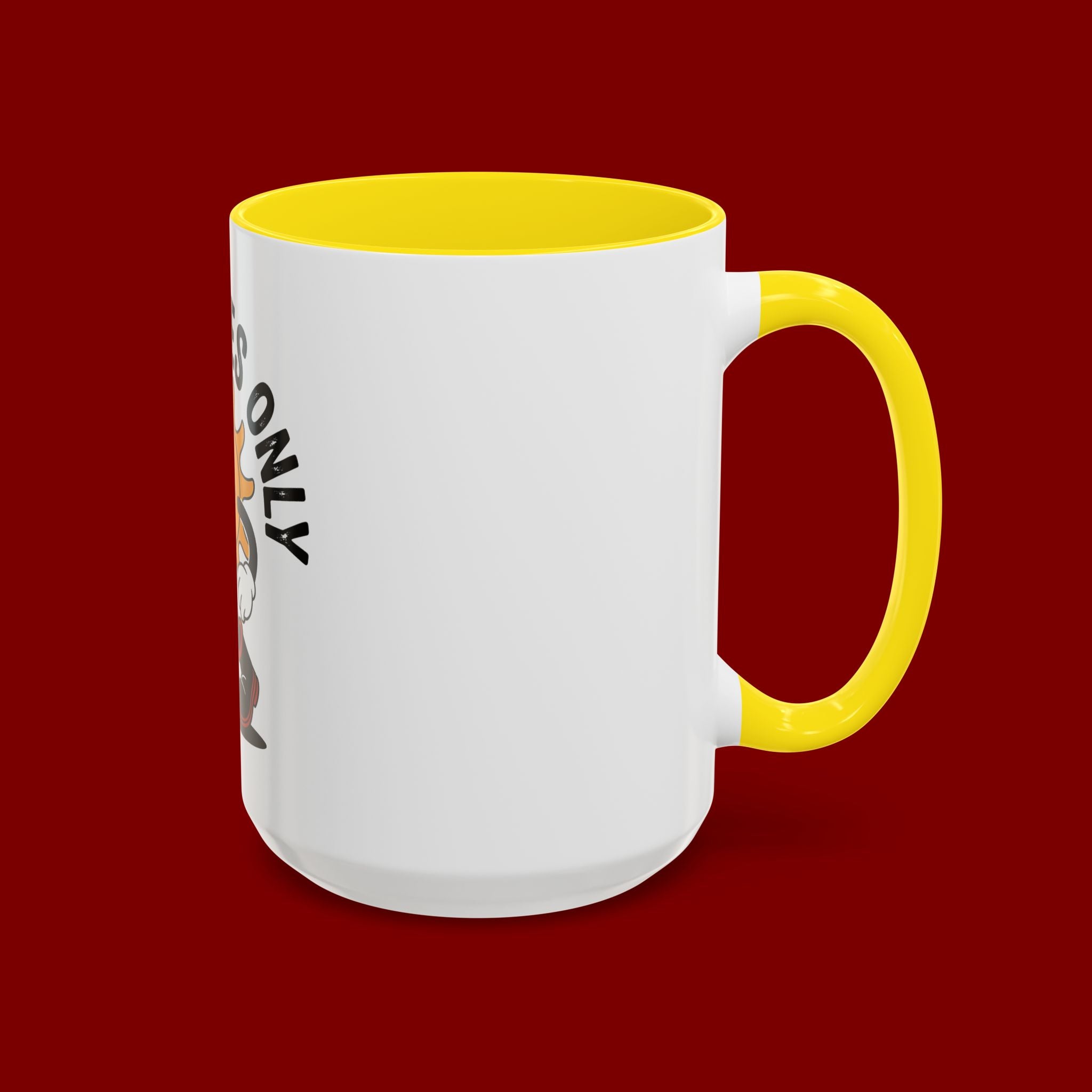 Good Vibes Only Coffee Mug - Retro Sun Cartoon Accent Mug (11/15oz)
