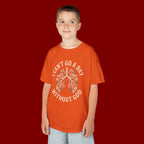Kids T-Shirt – "I Can't Go a Day Without God" Floral Lungs Christian Tee