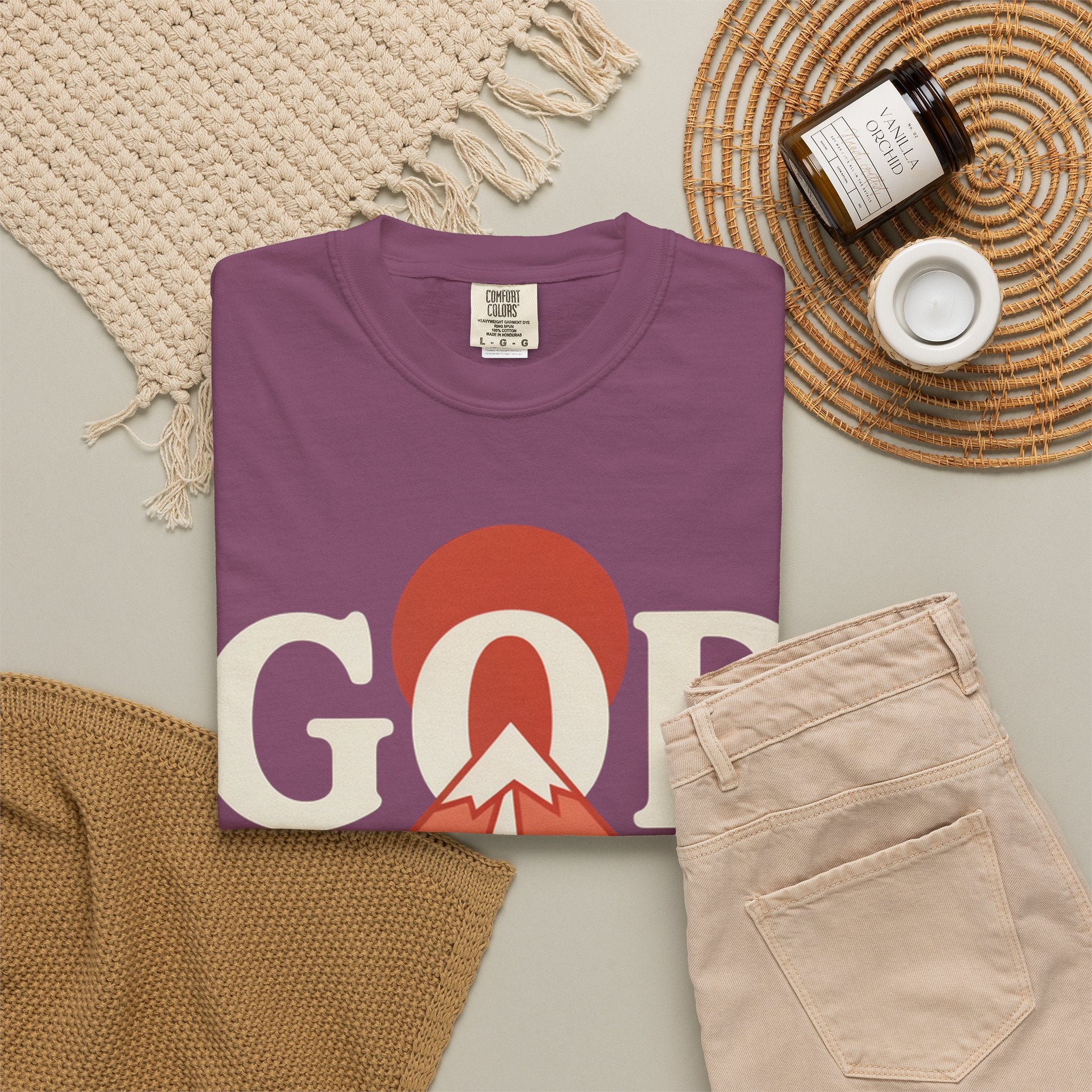 God Above All Things T-Shirt — Mountain Faith Graphic Tee