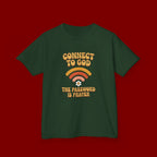 Kids Tee - "Connect to God" WiFi Prayer Graphic Shirt