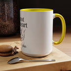 Do Not Lose Heart Accent Coffee Mug — Trust God’s Plan Inspirational Christian Mug