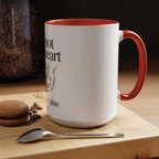 Do Not Lose Heart Accent Coffee Mug — Trust God’s Plan Inspirational Christian Mug