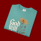 God Will Always Make a Way T-Shirt — Inspirational Floral Christian Tee