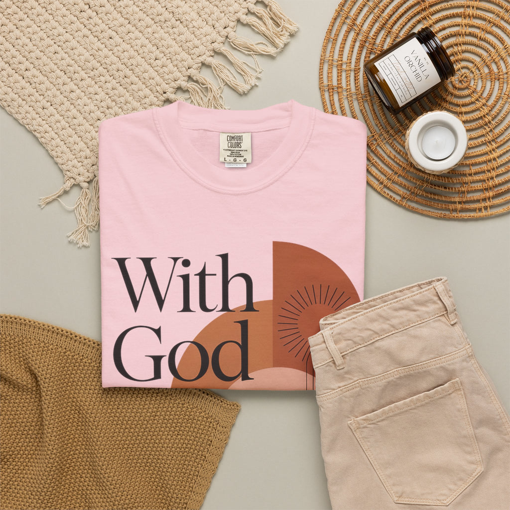 With God All Things Are Possible Christian T-Shirt