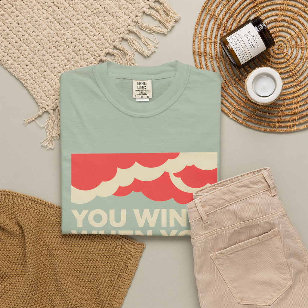 You Win When You Pray T-Shirt — Vintage Wave Faith Tee