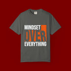 OVER Block Graphic T-Shirt — Bold Orange Minimalist Tee
