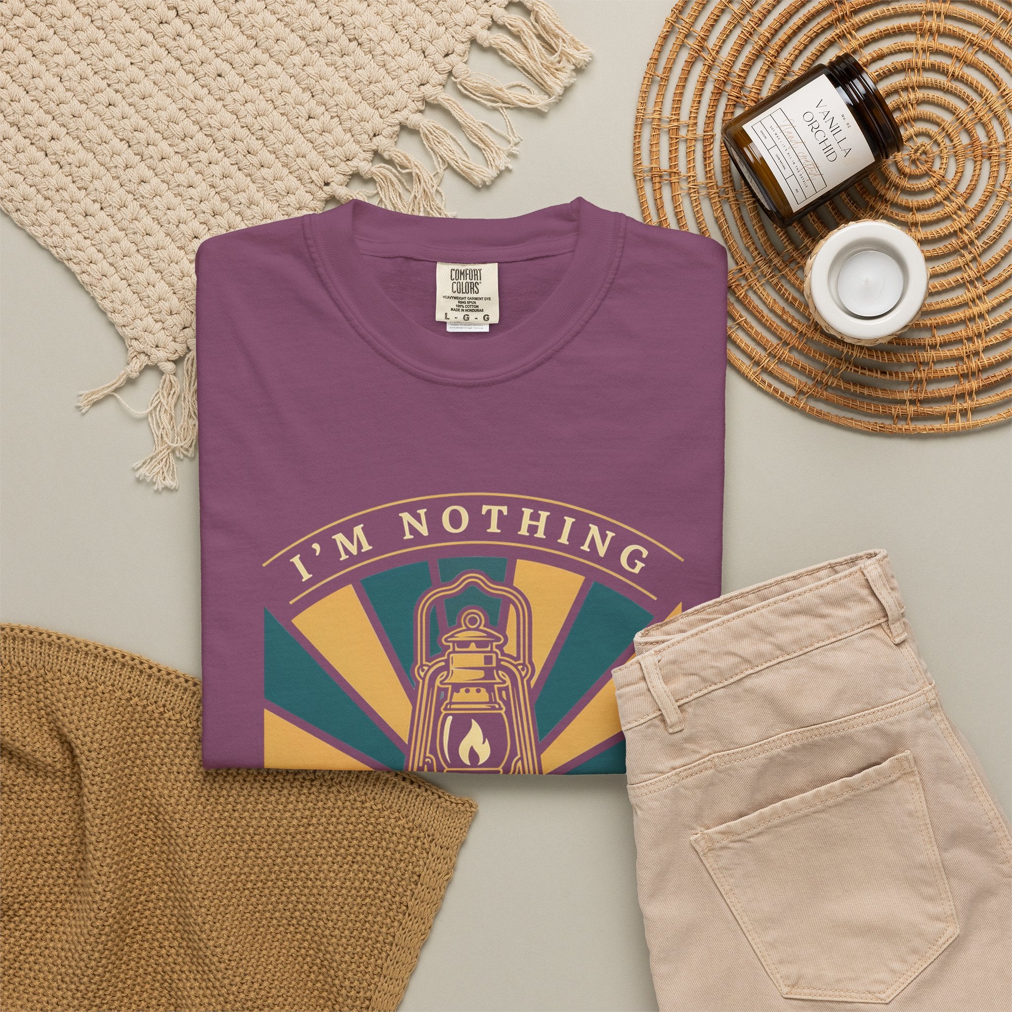 I'm Nothing Without God T-Shirt — Faith Lantern Christian Tee