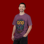 God The Creator T-Shirt — My Help Is Only From God Christian Mountain Faith Tee