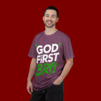 God First Bro T-Shirt — Faith Graphic Tee for Guys