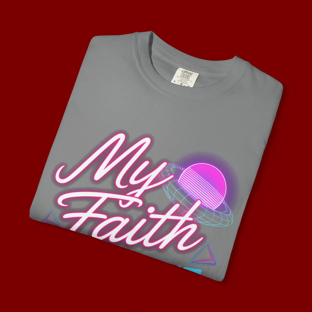 Faith T-Shirt — "My Faith in God Is Solid" Retro Graphic Tee