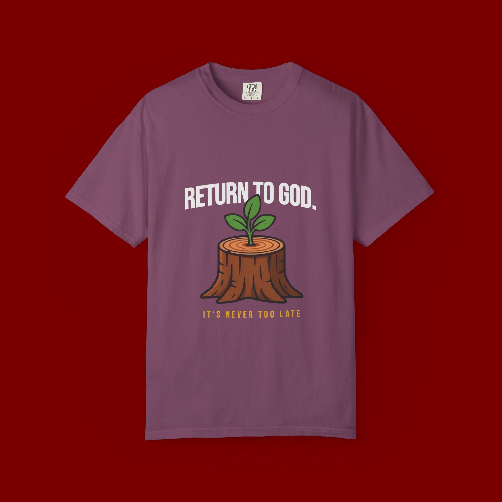 T-Shirt — "Return to God" Seedling Graphic Tee