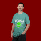 Nothing Is Impossible Christian T-Shirt — 'For Our God' Space Graphic