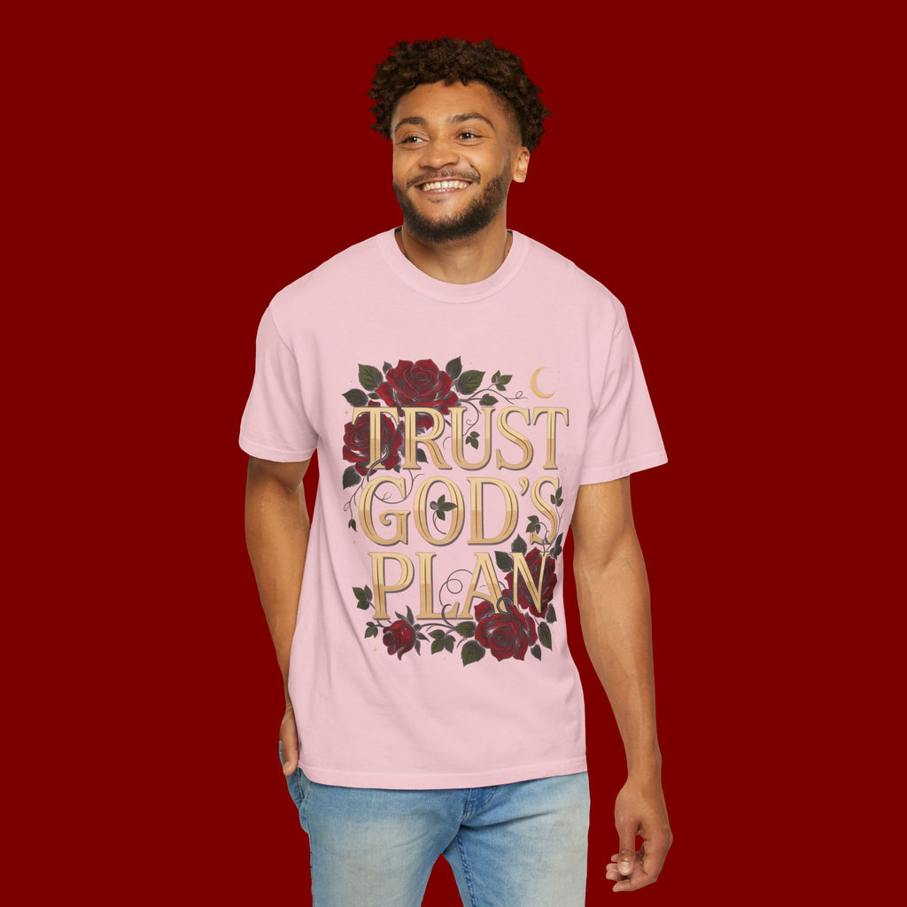 Trust God's Plan Floral T-Shirt — Inspirational Christian Tee