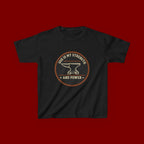 Kids Tee — "God Is My Strength and Power" Anvil & Anvil-Forge Christian Youth Shirt