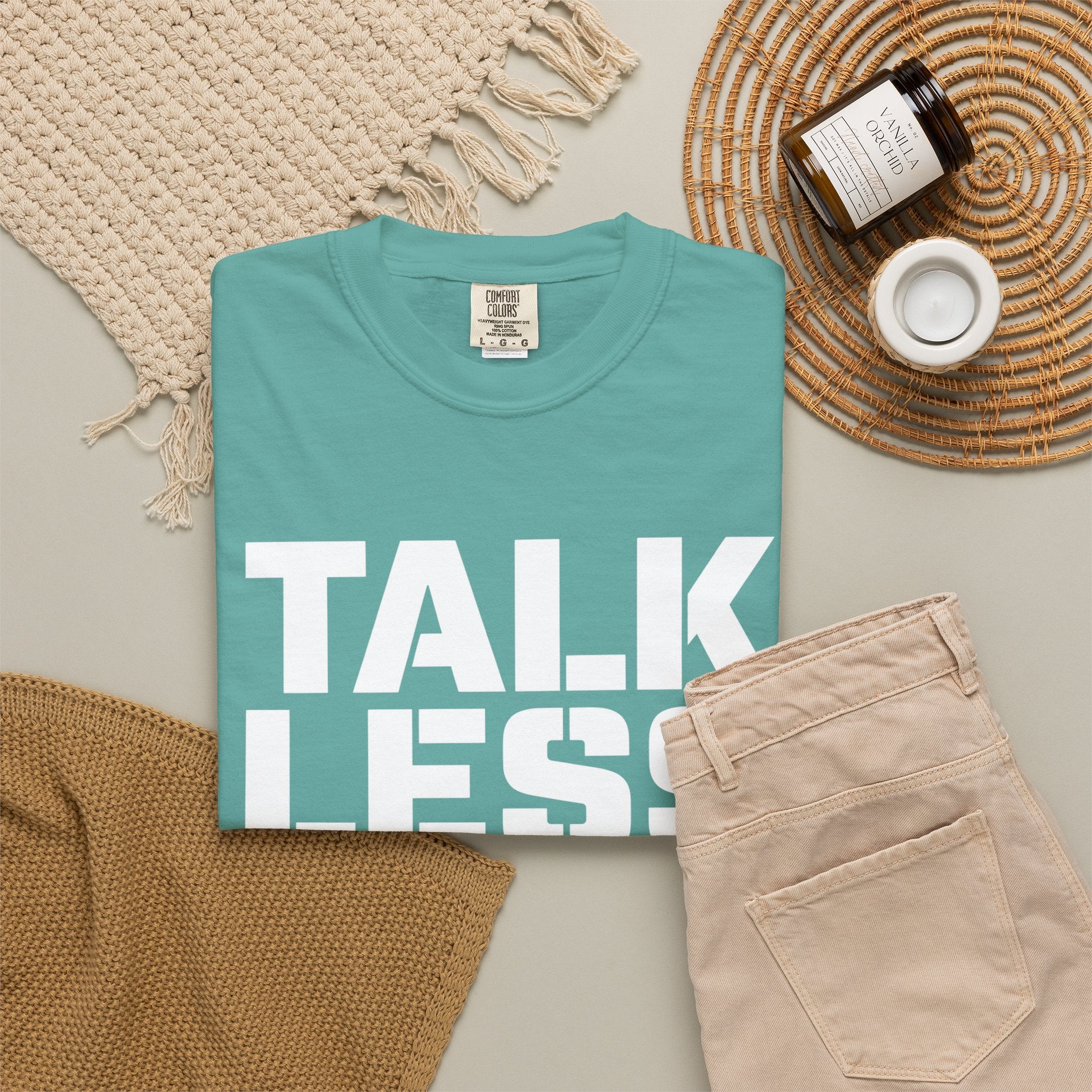Talk Less Work More T-Shirt — Motivational Work Ethic Tee