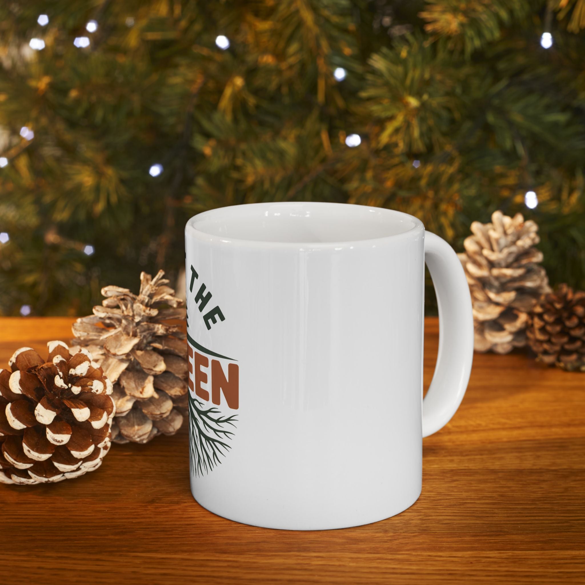Trust the Unseen Ceramic Mug — Inspirational Tree & Roots Coffee Cup (11oz/15oz)