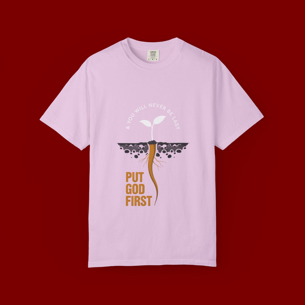 Put God First T-Shirt — Christian Faith Graphic Tee