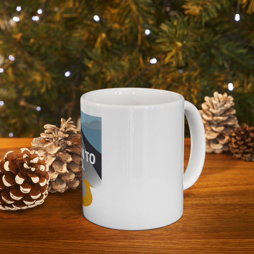 Inspirational 'Return to God' Ceramic Mug — Faith Road U-Turn Design (11oz, 15oz)