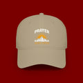 Prayer Sunrise Baseball Cap — Spiritual Faith Hat with Mountain Graphic