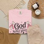 Inspirational 'God Never Gives a Burden You Can't Bear' T-Shirt