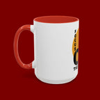 Accent Coffee Mug — "Focus On The Positive" Motivational Mug