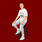 Kids Tee — “Faith Makes the Impossible Possible” Floral Inspirational Shirt