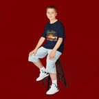 Kids T-Shirt - "Positive" Retro Sunrise Tee (Mind • Vibes • Life)