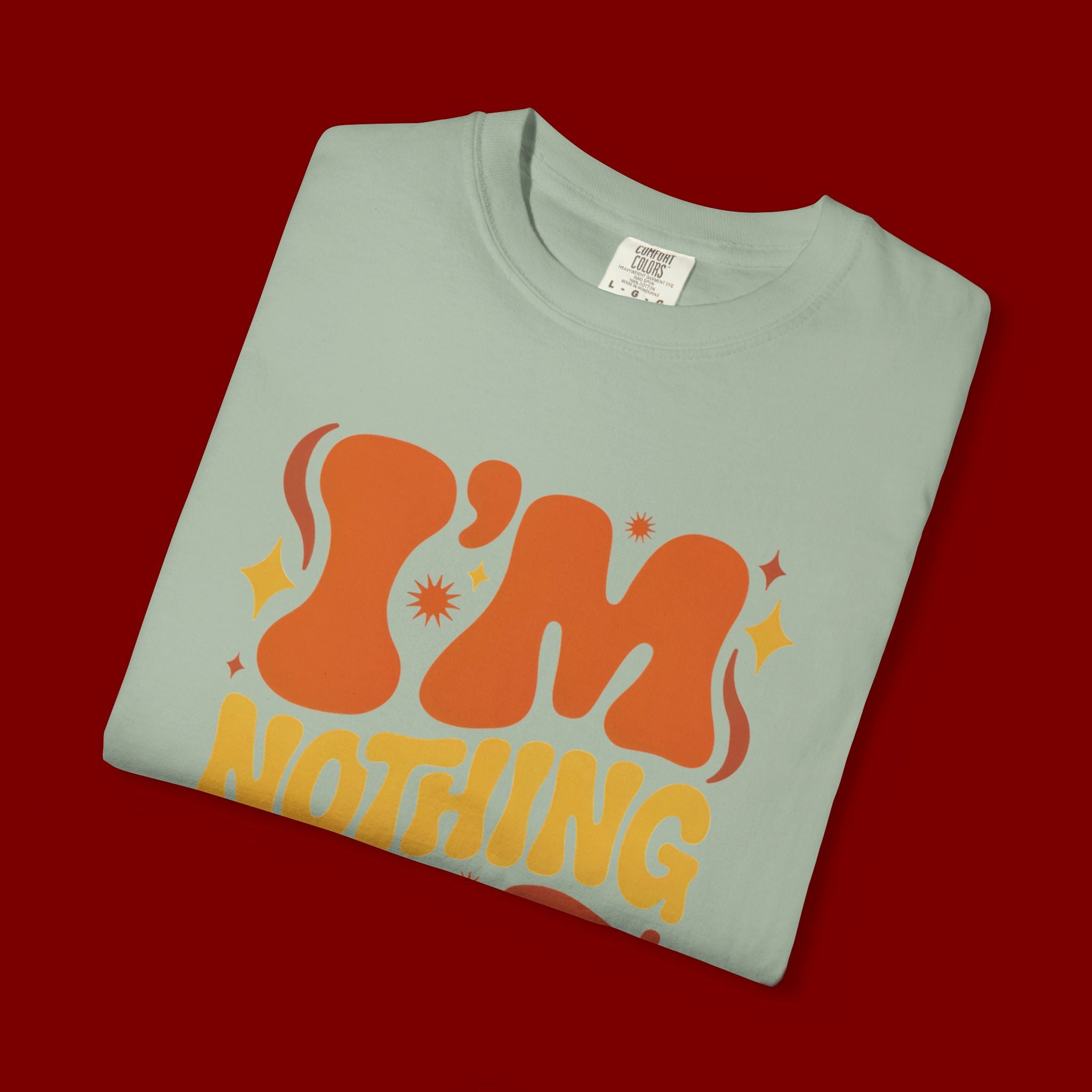 I'm Nothing Without God Retro Graphic T-Shirt