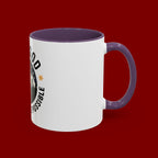 With God All Things Are Possible Accent Coffee Mug — Inspirational Faith Mountain Mug (11/15oz)