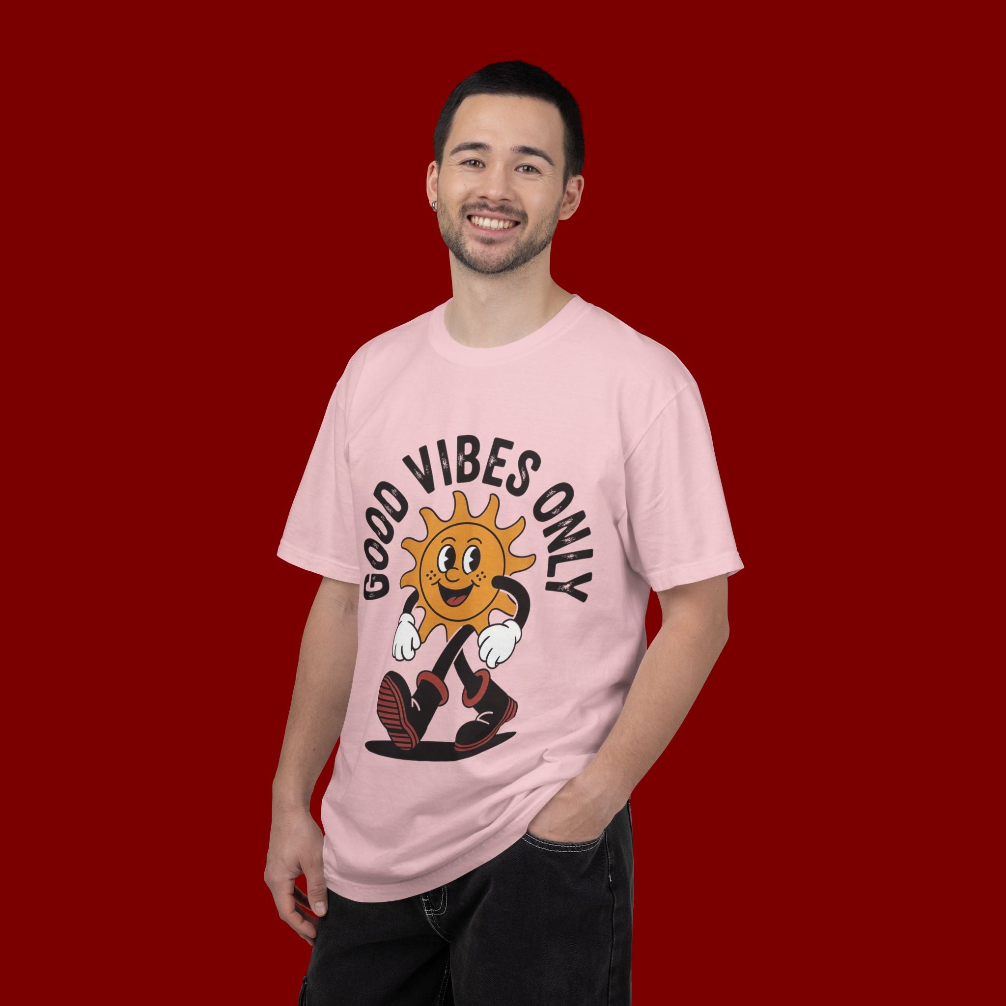 Good Vibes Only Sun Graphic T-Shirt