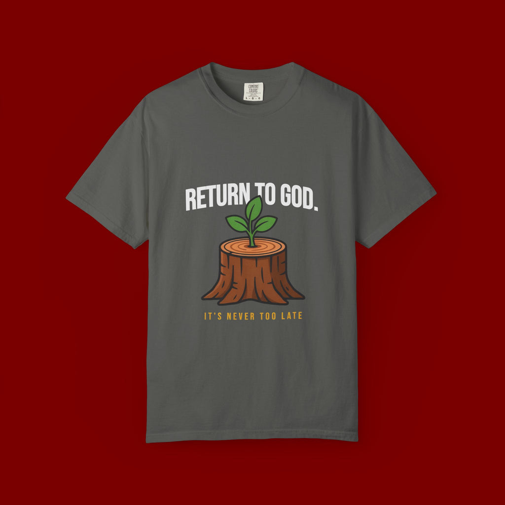T-Shirt — "Return to God" Seedling Graphic Tee